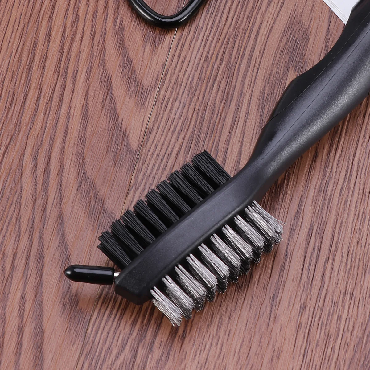 

2 Sided PP Club Groove Cleaner with Retractable Zip-line Stainless Steel Nylon Carabiner Ergonomic Designed and Lightweight