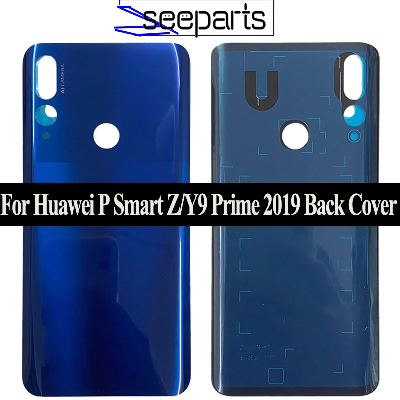 For Huawei P Smart Z Back Battery Cover Housing Case For Huawei Y9 Prime 2019 Battery Cover Rear Housing Door