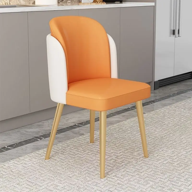 

Nordic Light Luxury Dining Chair Leisure Restaurant Simple Stool Modern Home Backrest Hotel Negotiation Table