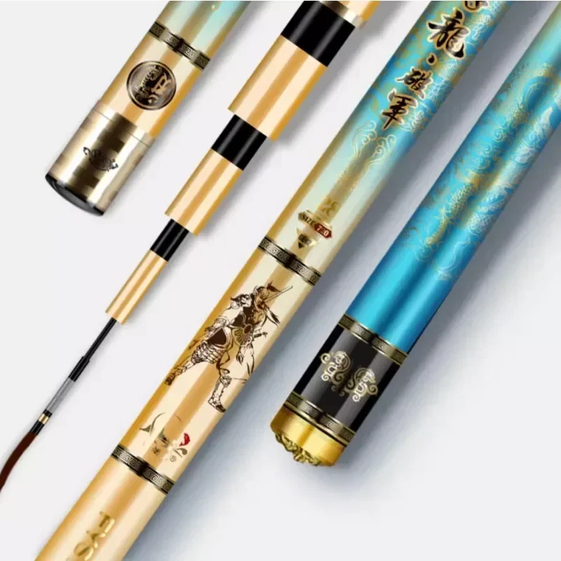 LiLy High Carbon UltraLight Hand Rod 28 Tune 19 Tune Superfine Superhard River Lake Stream Pole Telescopic Fishing Rod 2.7m/8.1m