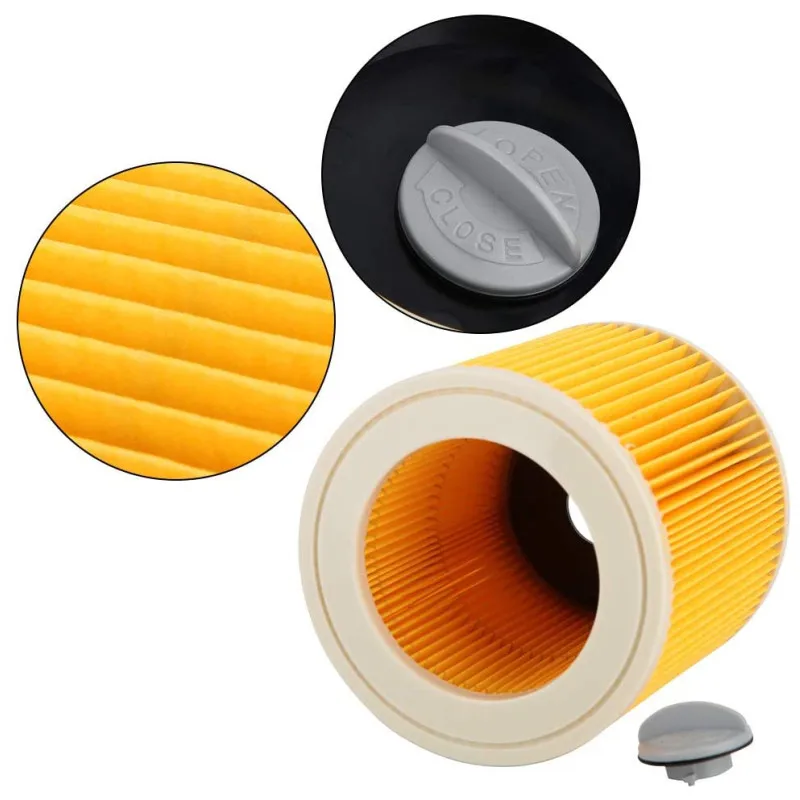 Wet Dry Hepa Filter For Karcher Vacuum Cleaner A2004 A2054 A2204 A2656 WD2.250 WD3.200 WD3 Replace Parts