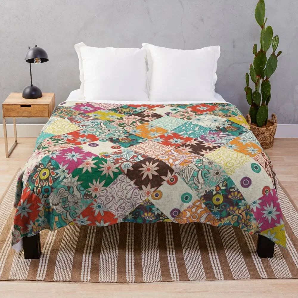 

sarilmak patchwork Throw Blanket Summer Beddings wednesday Blankets