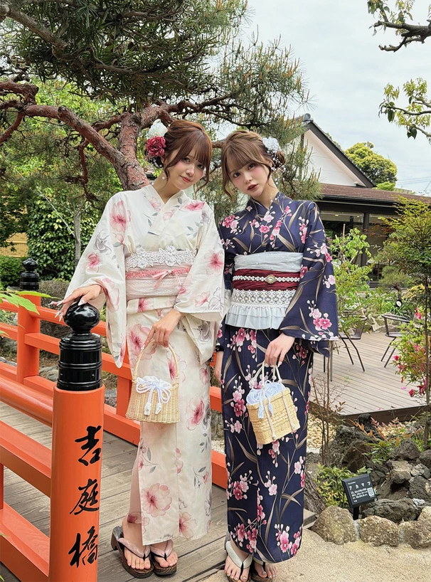 Cotton Two-Piece Women's Kimono Summer Travel Photography Festival Fireworks Conference Traditional Chinese Clothing Hanfu