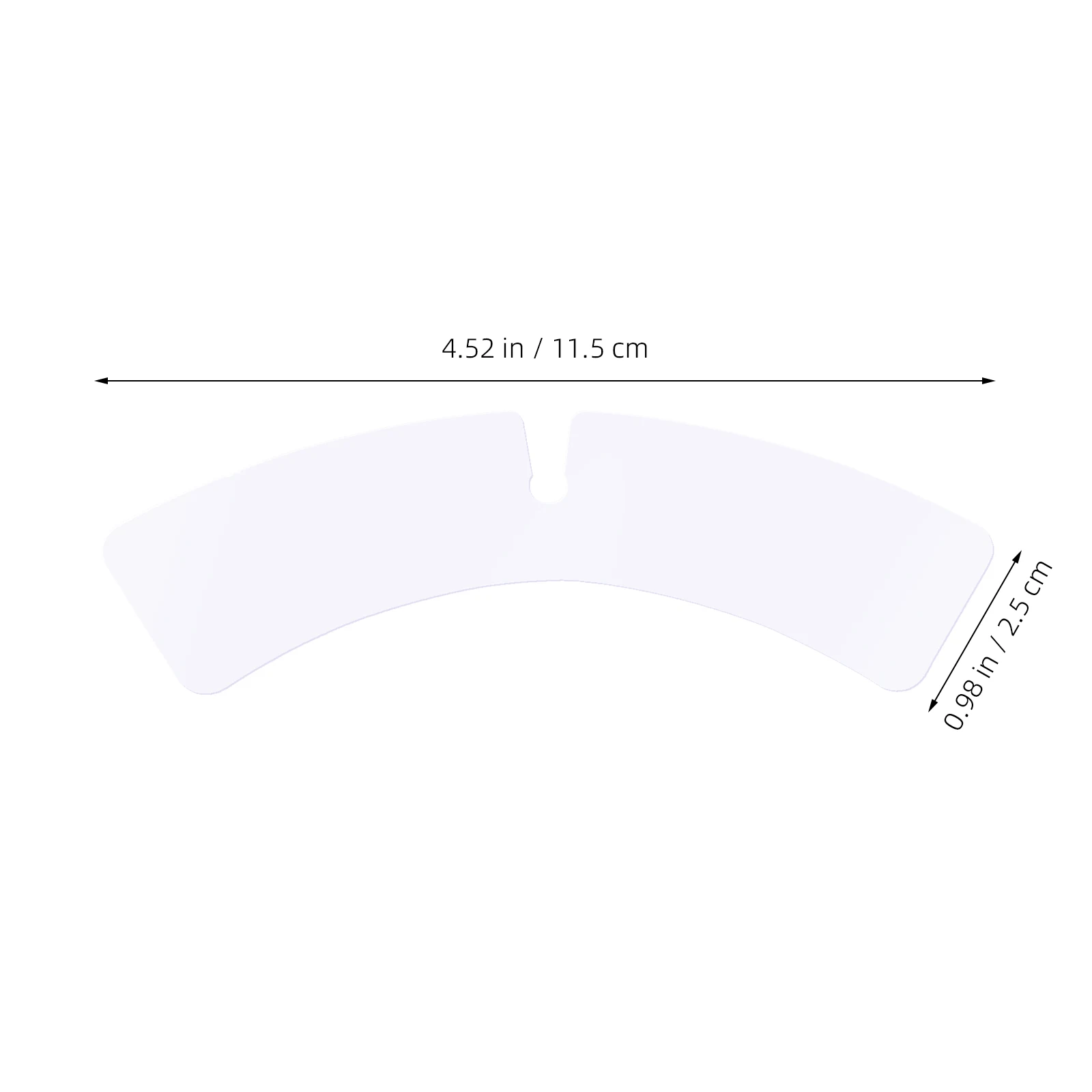 100 قطعة دعم الرجال يبقى الرجال النساء فستان البلاستيك دعم لفستان القمصان طوق يبقى القمصان تصليف إدراج طوق المشكل #3