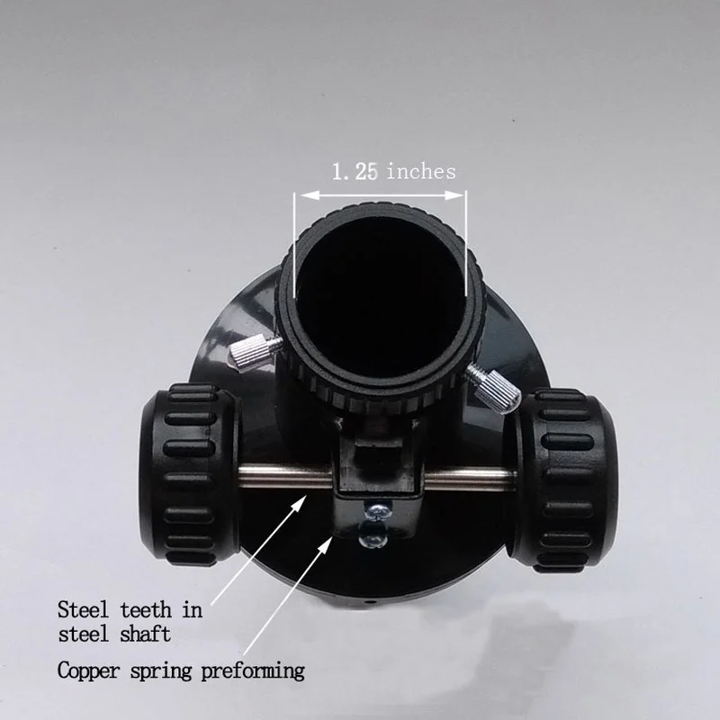 Imagem -05 - Telescópio Astronômico Refrator de 80 mm Foco Foco Lente Objetiva 1.25 Polegadas Lente Primária 31.7 Faça Você Mesmo D80 mm