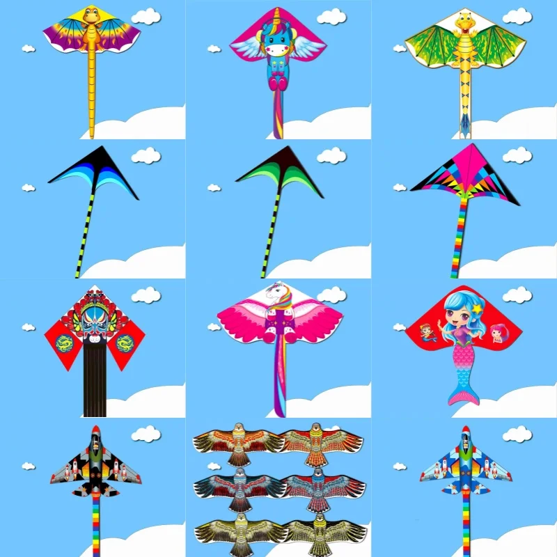 free shipping new kite children kite factory dragon kites flying butterfly kites eagle kites professional paragliding parachute