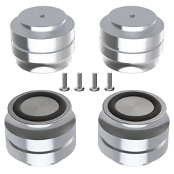4PCS Speaker Stand Feet Aluminum Isolation Feet Spike Floor Base Audio Radio DAC Computer Chassis Stand 33x22mm