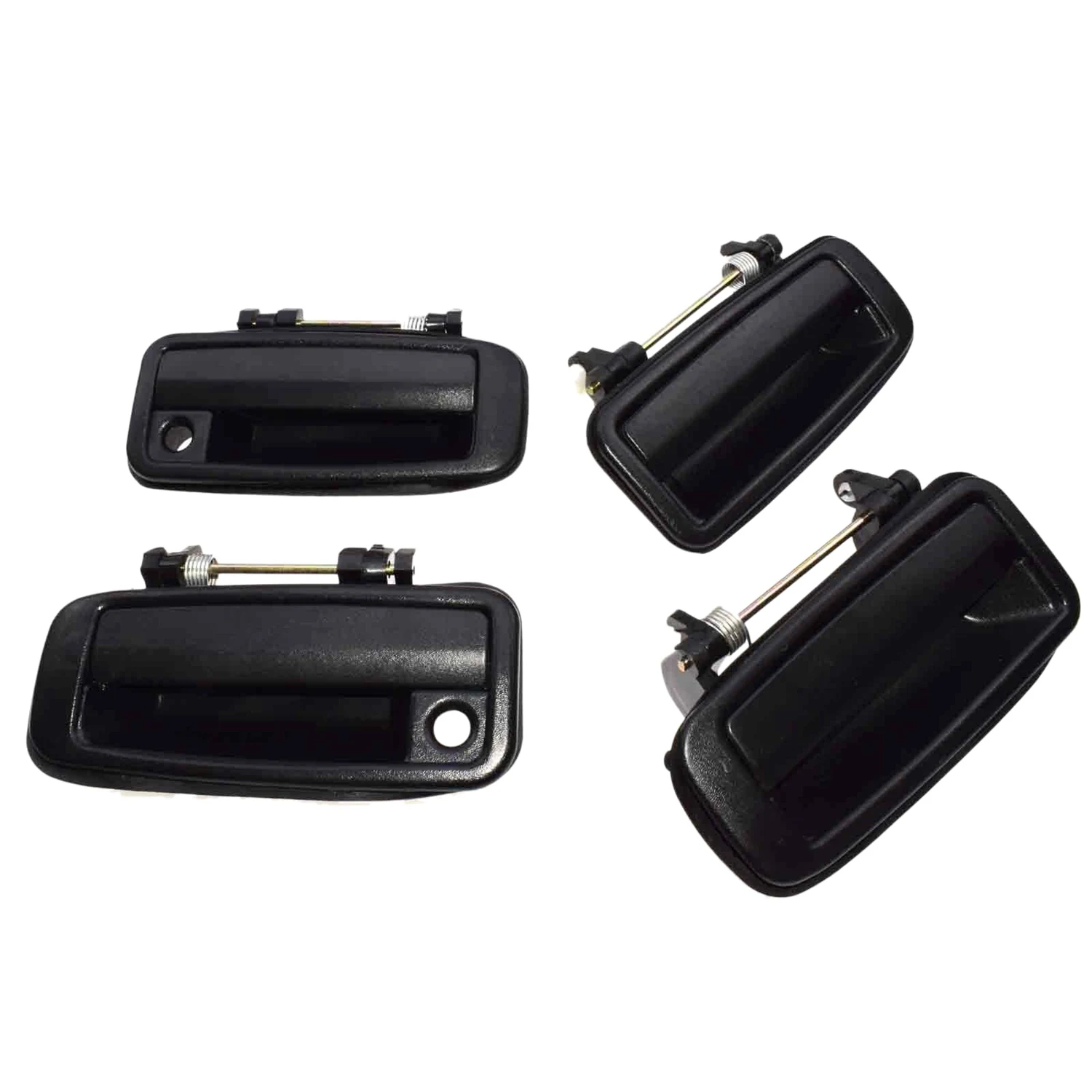 

4 PCS(Front Rear Left Right)Outside Outer Exterior Door Handle For 1988-1992 69210-12110 69220-12110