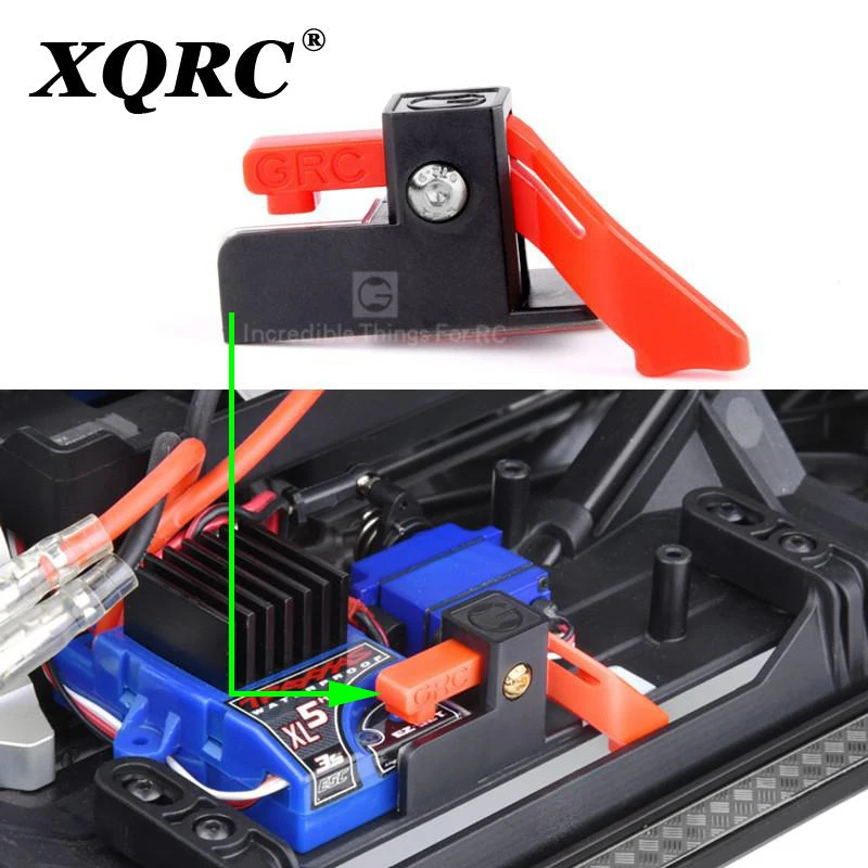 

Trx4 ESC simple start trigger power switch for 1 / 10 RC tracked vehicle upgrade trx-4 Defender car accessories