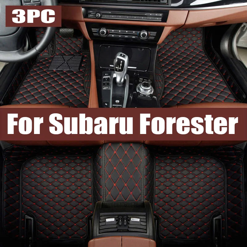 

TPE Car Floor Mat For Subaru Forester SK 2023 Accesories 2019~2022 2021 Waterproof Universal Leather Foot Pad LHD Carpet Cushion