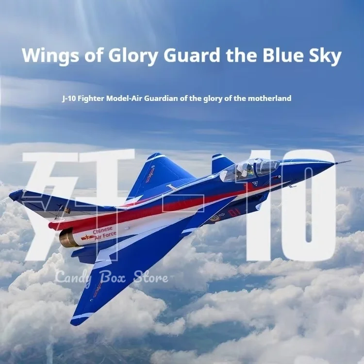 Hot 64mm J-10 Rtf Fighter Epo Rc Model Flight Airplane Rc Fms Show Fixed Wing Racing Rc Pnp Airplanes Model Toys Control Bgift