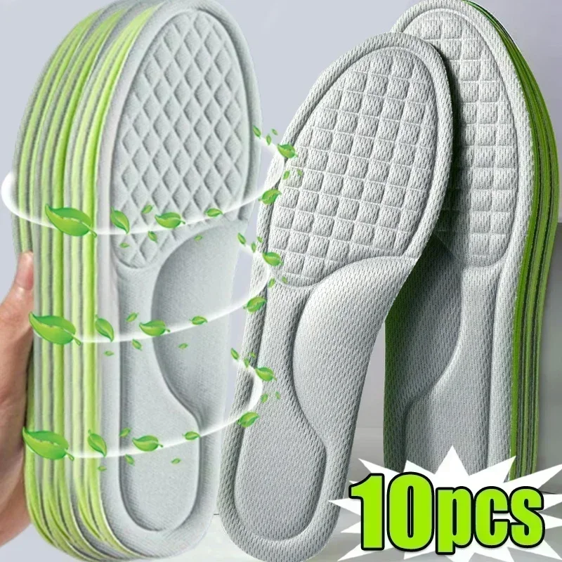 Memory Foam Orthopedic Insoles for Men Women Deodorizing Insole Shoes Sports Absorbs Sweat Soft Antibacterial Shoe Accessories