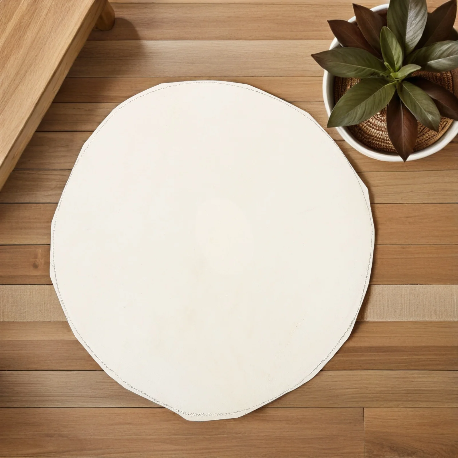 

2Pcs 30Cm Orff Waist Drum Rawhide Percussion Cover Sturdy Goat Hide for Djembe Bodhran Doumbek Drum Skin Replacement Use