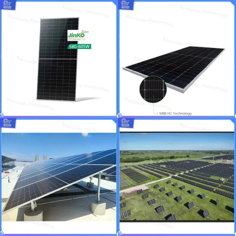 Монокристаллическая солнечная панель Jinkohu Neo N-типа 585W 590W 595W 600W 605W, высокоэффективный фотоэлектрический модуль (PV-панель)