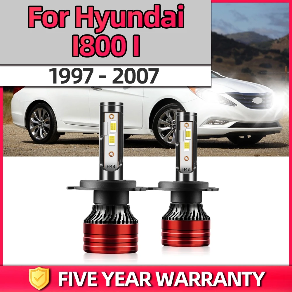 

TEENRAM Turbo Car Headlight 120W High Power Plug-N-Play 20000LM Canbus 200M Exposure Distance For Hyundai I800 I 1997-2007