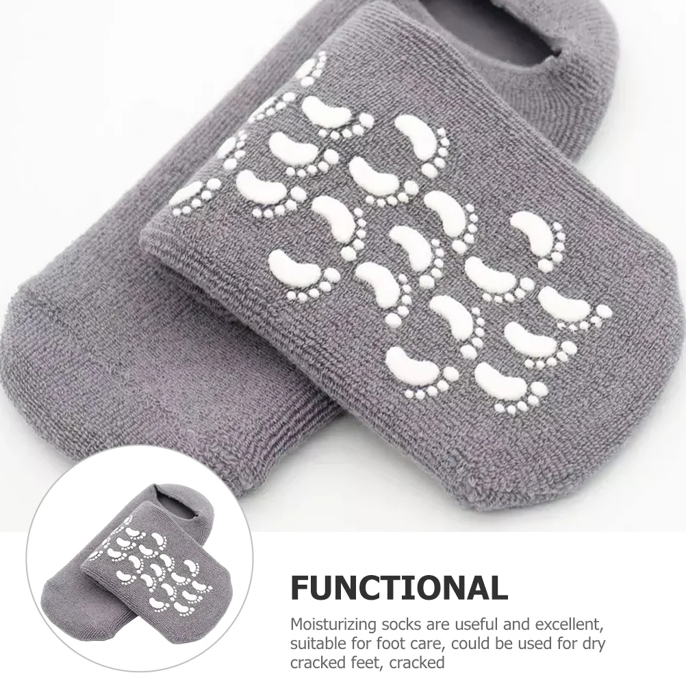 Moisturizing Foot Covers Socks for Women Feet Care Gel Cozy Repair Polyester Women's