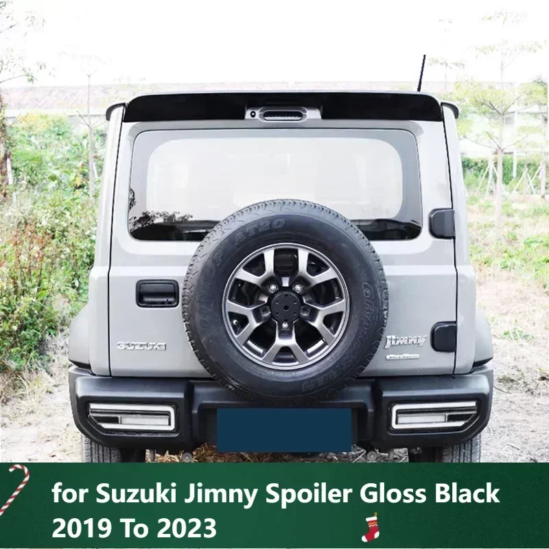 

Roof Wing for Suzuki Jimny Spoiler Gloss Black 2019 To 2023 Car Tail Fin Accessories