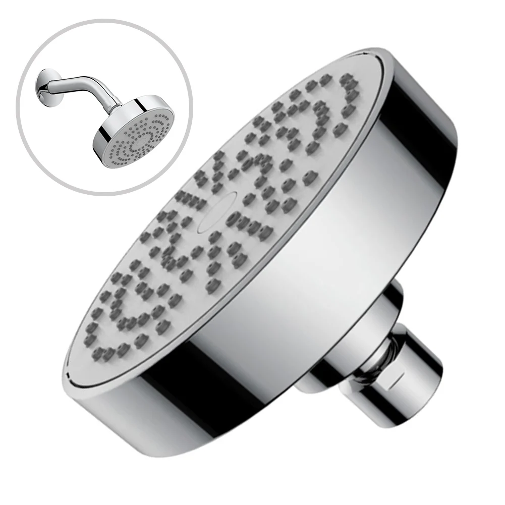 Bath Product Shower Head Easy Installation For Rain High Pressure Self-cleaning Nozzle Removable Water Flow Limiter