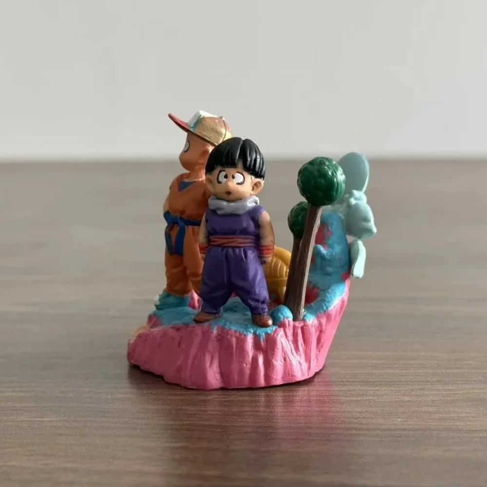 6cm/2.36in Anime Dragon Ball Figure Krillin and Gohan Action Figures Pvc Collection Model Toys for Childre Gifts