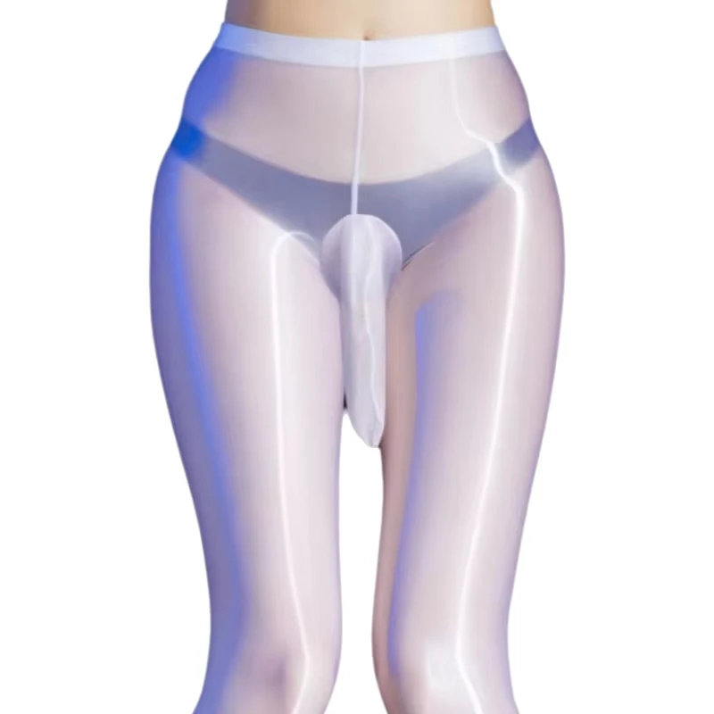 Glossy Smooth Stockings Sexy Alluring Sheer High Elastic Long Tube Solid Color Pantyhose Pure Desire Charming Pantyhose 0621