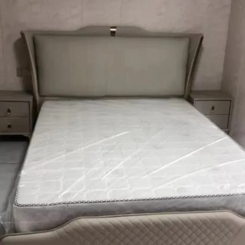 Ergonomic Frame Space Bed Modern Organizer Large High Headboards Double Bed Frames Unique Sleeping Beliche Unique Furniture