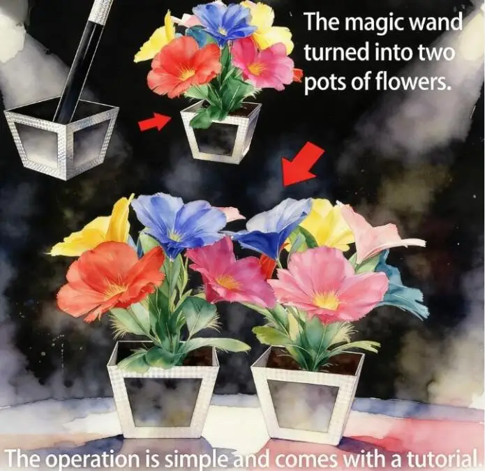 flower-pot-splits-magia-instant-splitting-plant-magic-trick-multiple-visual-stage-illusion-gimmick-props-professional-magician