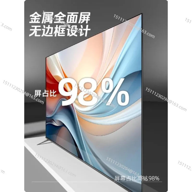 

New 100" Frameless 4K TV, WiFi Smart Android, Voice Remote, Ultra Thin LED Display, Multi-Size Options