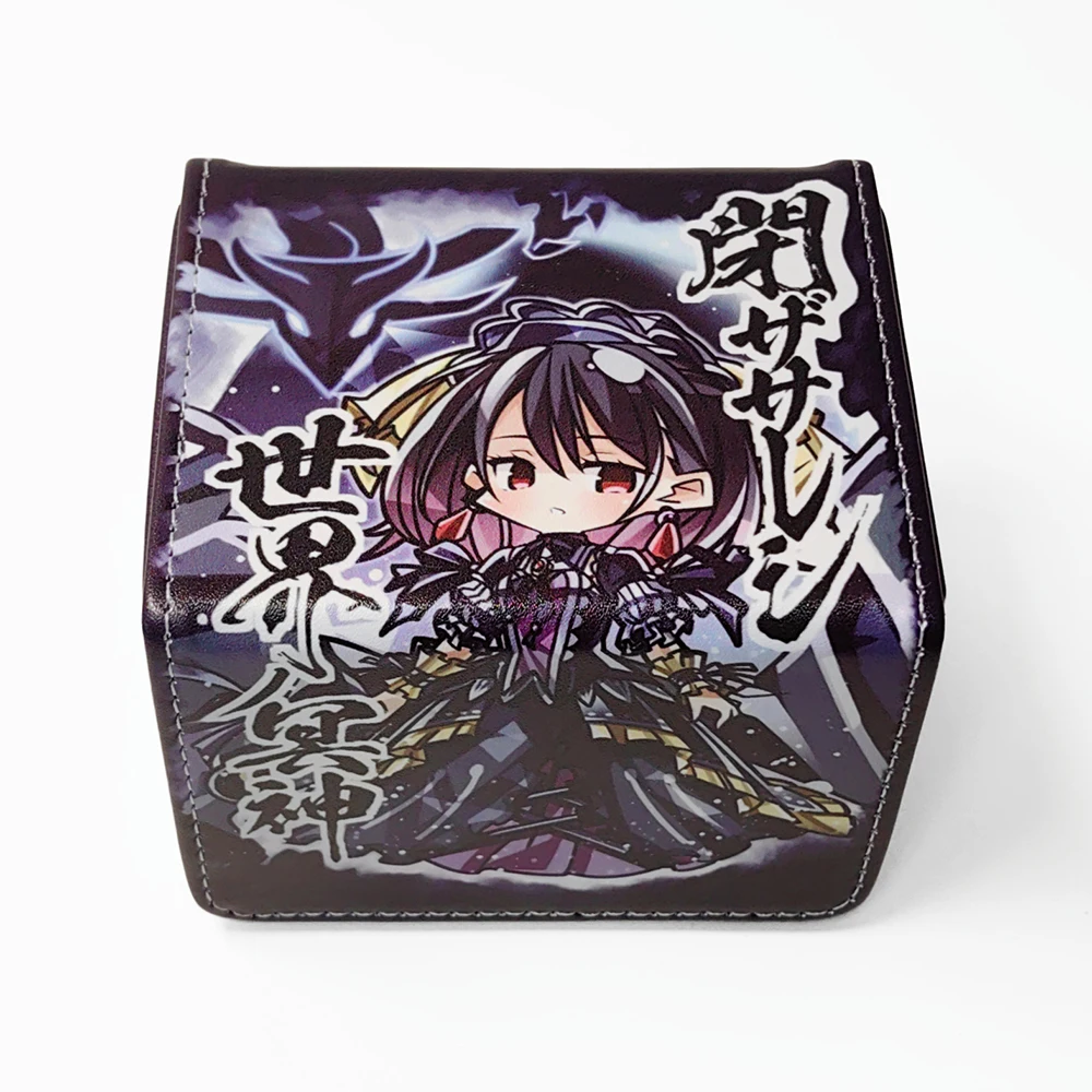 アンダーワールドの女神-クローズドワールドトレーディングカードケース、磁気pu収納ボックス、ygo、tcg、mtg、ptcgのコレクションに最適