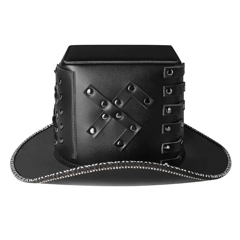 652F قبعة علوية للبالغين/المراهقين، قبعة ساحرة للهالوين لحفلات الكرنفالات