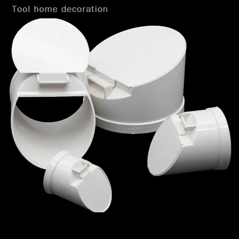 50/75/110/160mm Drain Pipe Floor Drains Sewage Pipe Large Displacement Anti Odor Anti-rat Cover Septic Tank Outdoor Pipe Valve