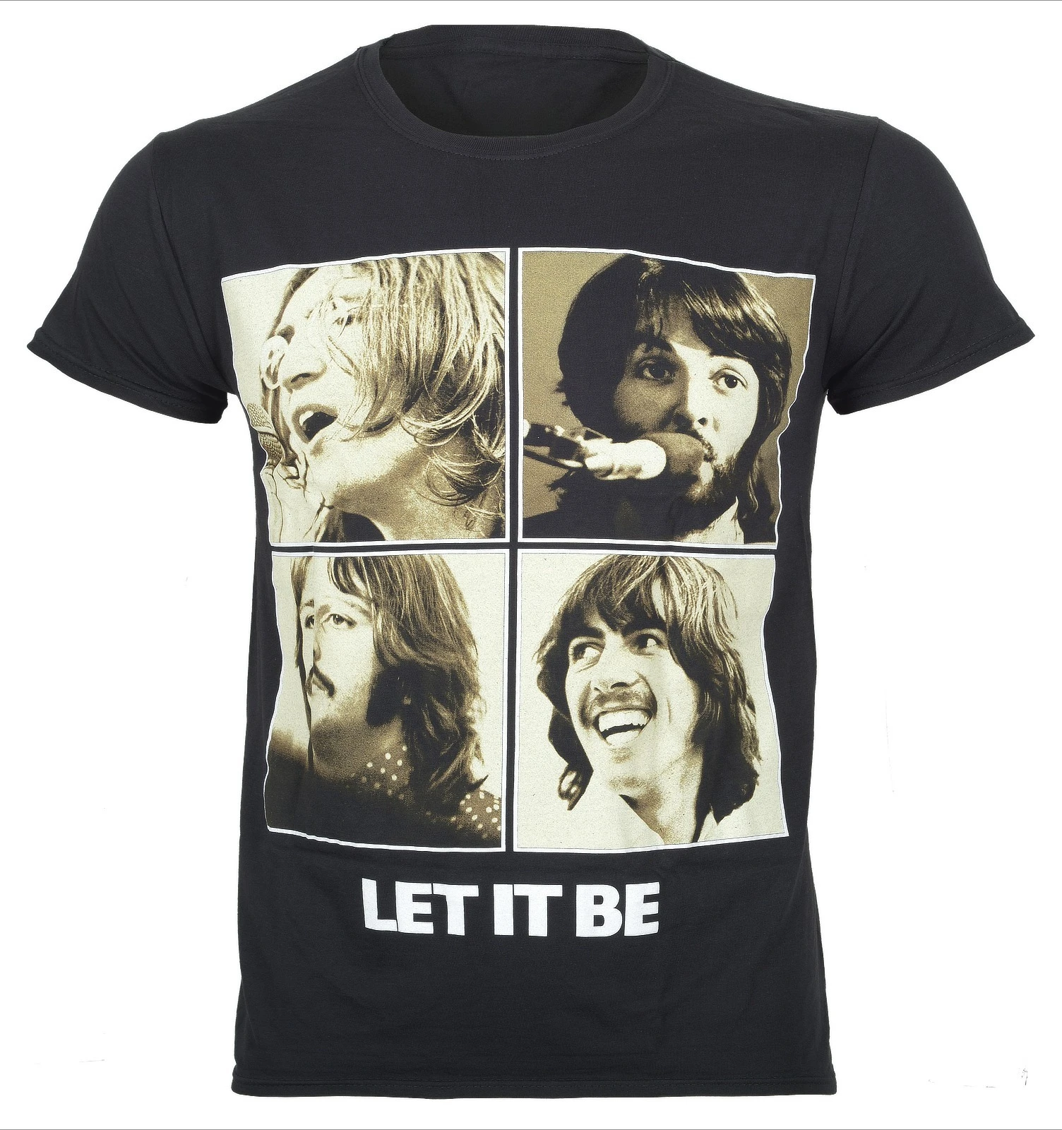 البيتلز Let It Be تي شيرت للرجال والنساء قصيرة الأكمام ريترو باند بلايز الفاخرة العلامة التجارية تي شيرت كبير الحجم تيز الملابس الرياضية #1