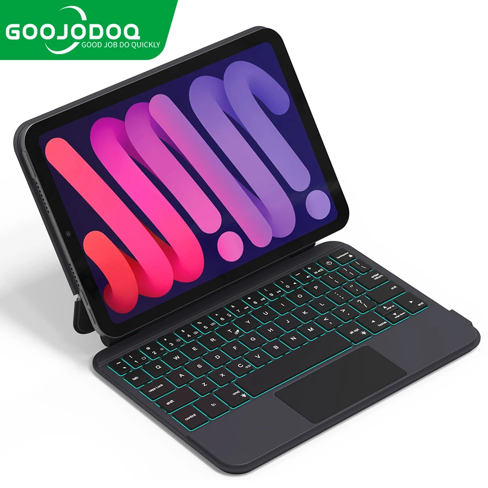 GOOJODOQ マジックキーボードケース iPad Mini 6 第 6 世代 8.3 インチ