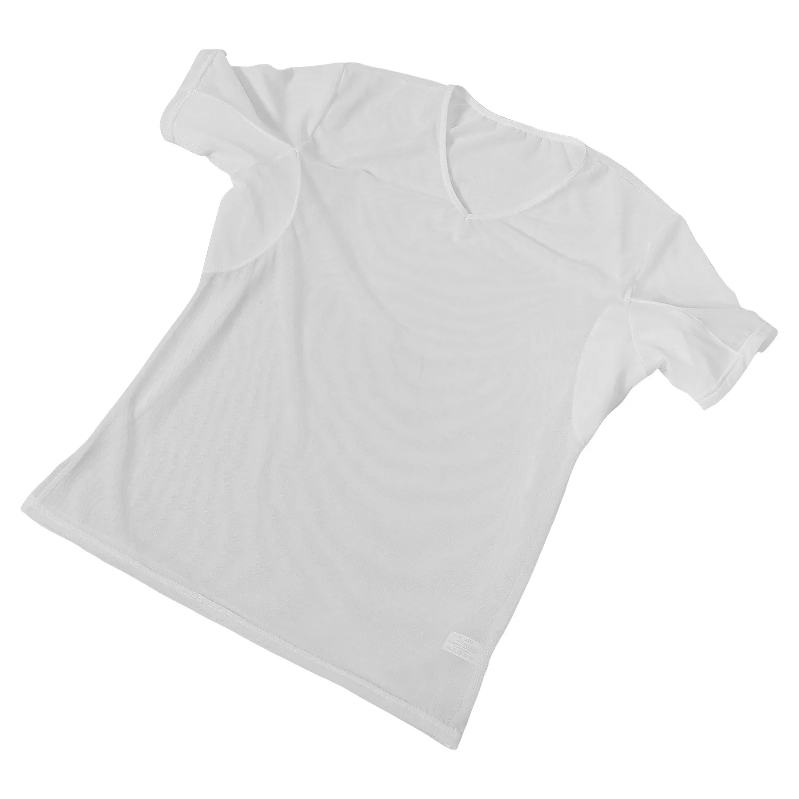 

Sweat Proof Men's T-Shirt with Integrated Underarm Pads Stay Dry Breathable Undershirt for Summer Men Undershirts