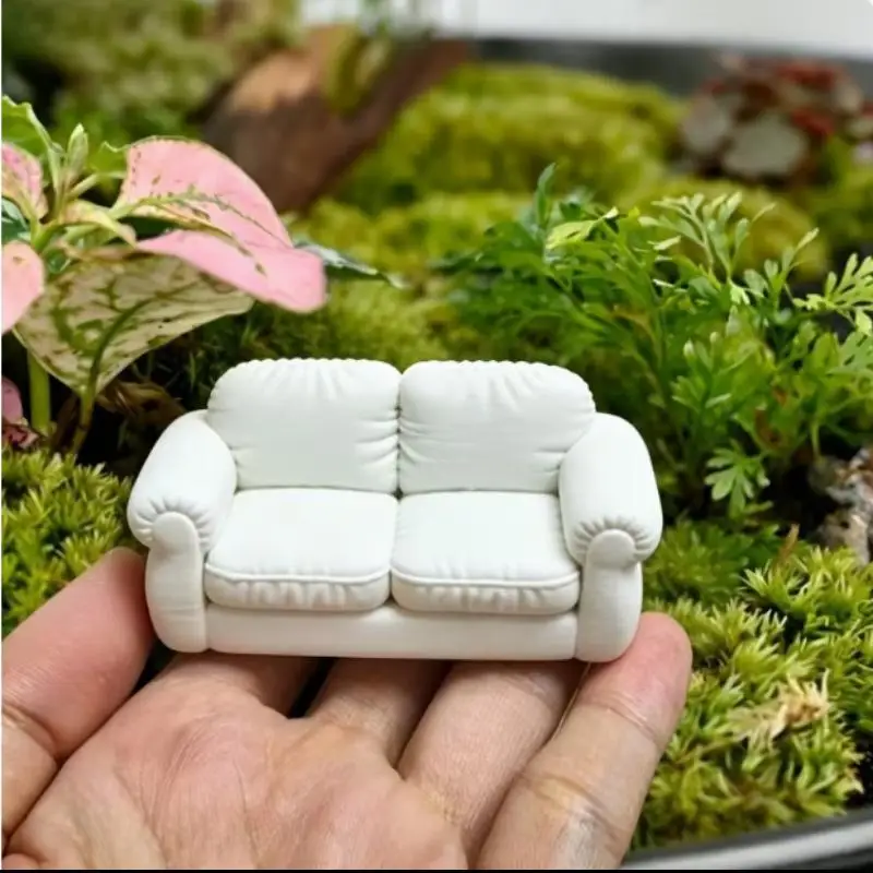 Hot Sale Miniature Sofa Model, Dollhouse Living Room Furniture Accessory, Photography Prop And Decorative Ornament