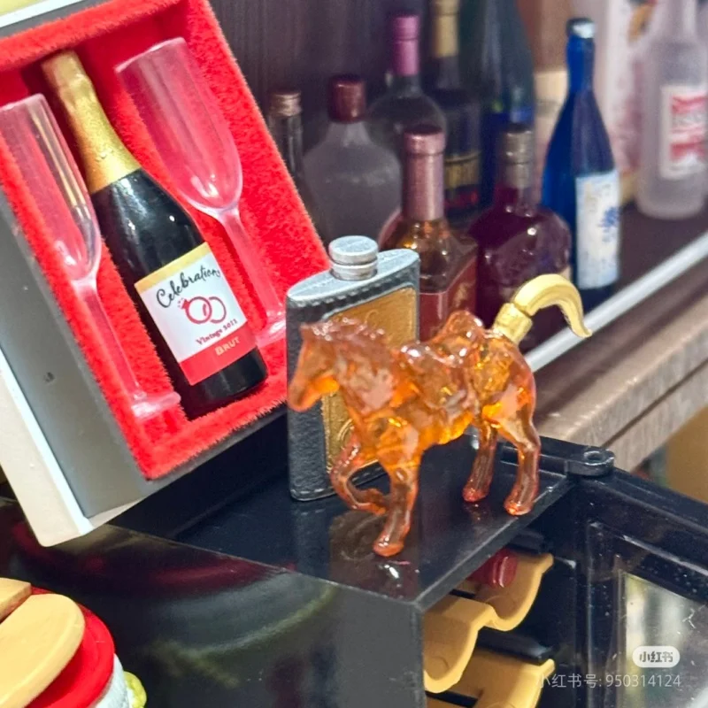 RE-MENT Miniature Fujimaru Liquor Shop Model Box Japanese Famous Liquor Specialty Store Fujimaru Hotel Blind Egg Collectible Toy