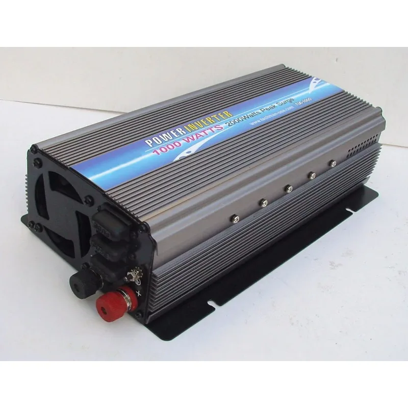 Convertitore a onda sinusoidale pura con inverter di potenza reale portatile da campeggio ad alta frequenza CC/CA da 2000 W