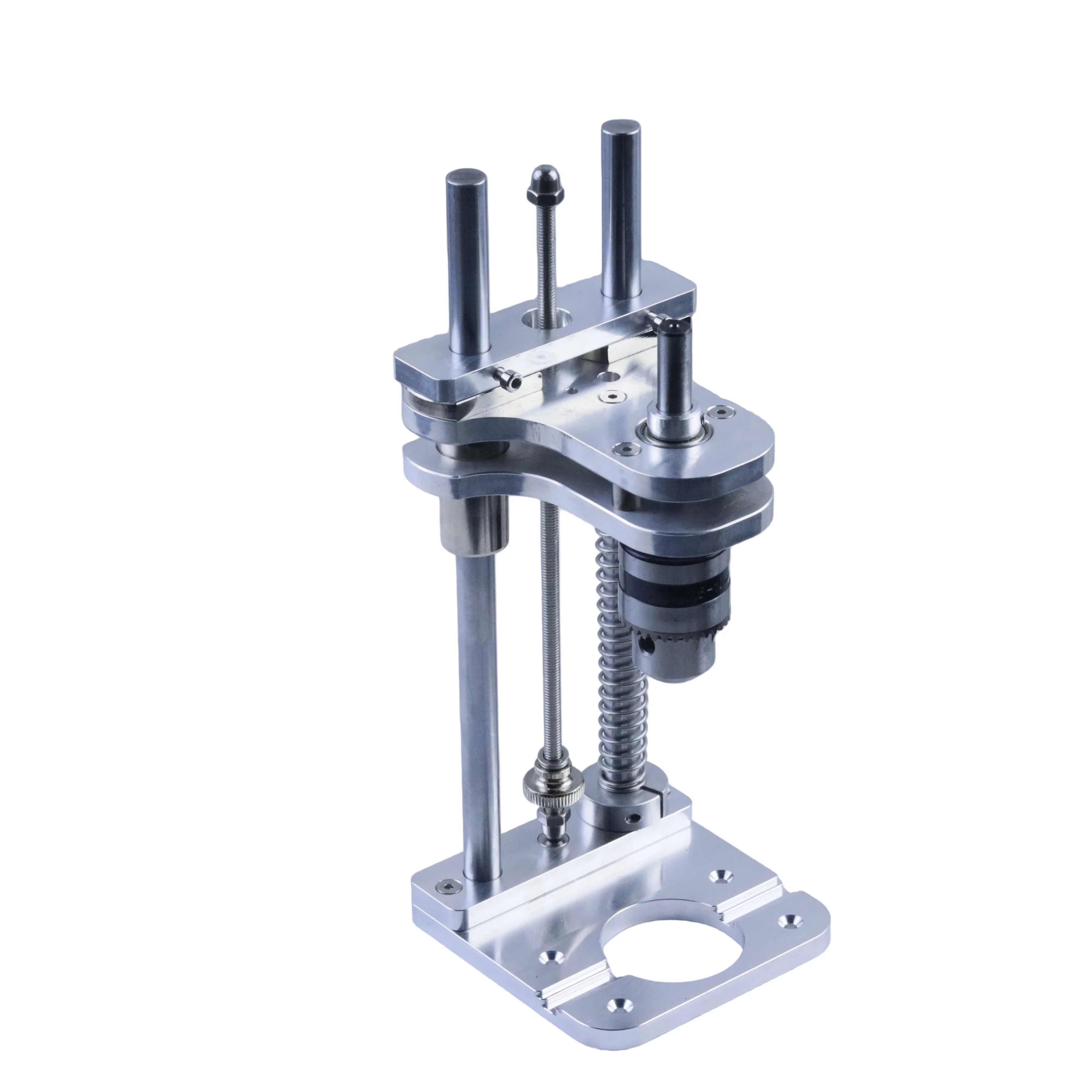 Electric Drill Vertical Drilling Bracket 25cm Optical Axis Drill Chuck 1-10mm Vertical Hand Aluminum Profile Drilling Support