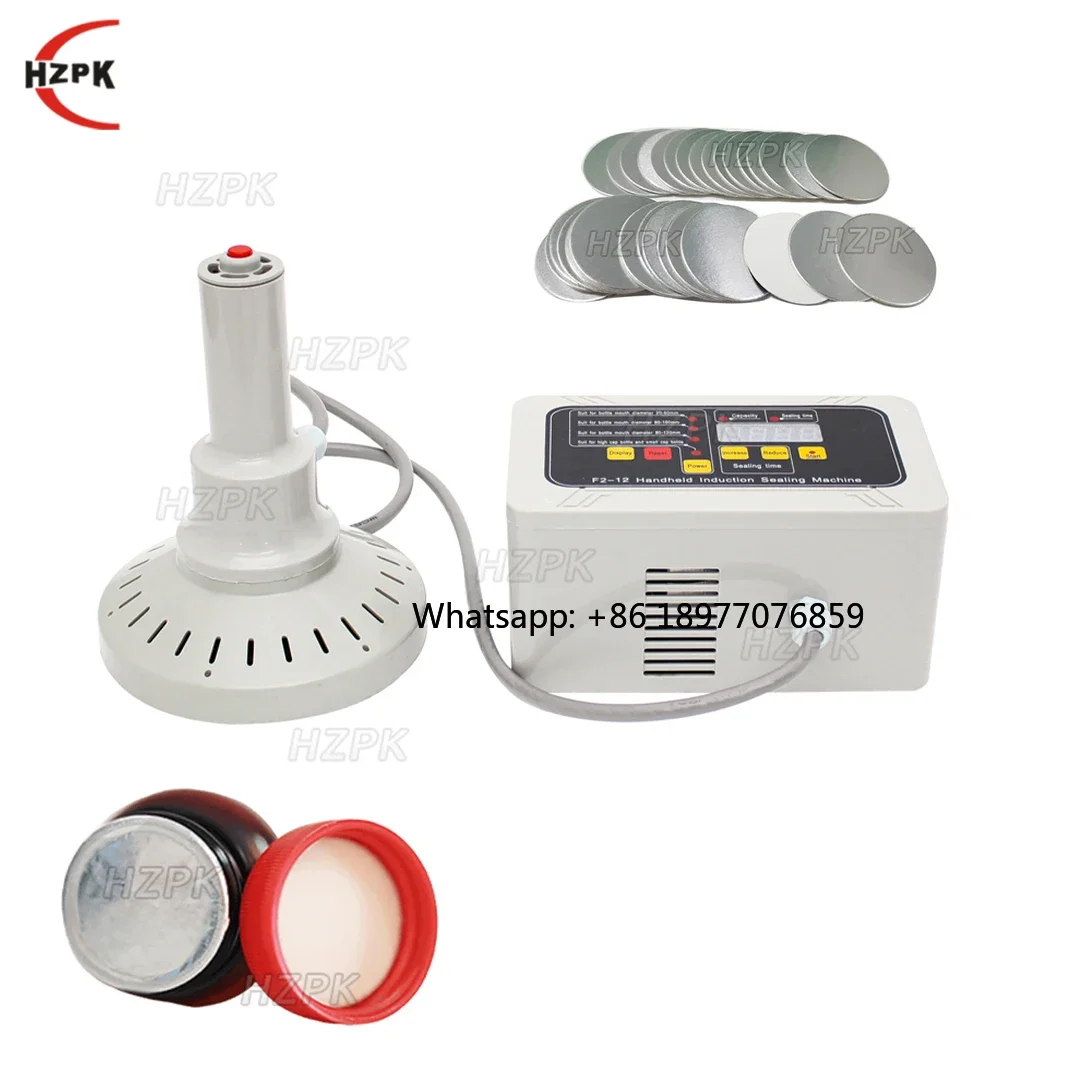 Semi Automatic Magnetic Aluminum Hand Press Plastic Jar Bottle Spice With Lid Sealing Machine 20-120mm