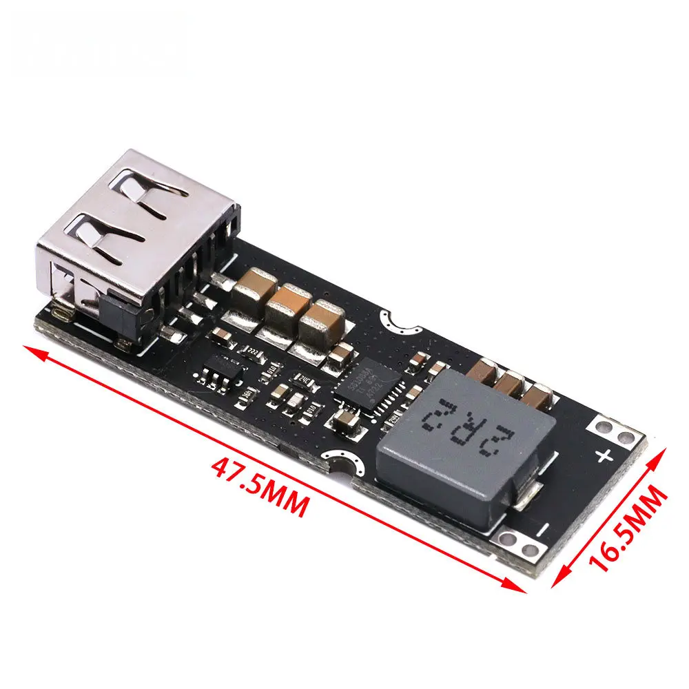 TPS61088 Single Cell Lithium Battery Boost Power Module Board 3.7V 4.2V Liter 5V 9V 12V USB Mobile Phone Fast Charge QC2.0 QC3.0