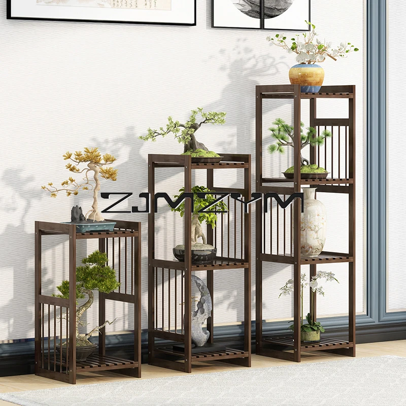 Domestic Living Room Indoor Flower Shelf Stand Plant Shelves Multi-layer Structure Flower Stand High Fence Rack for Plants