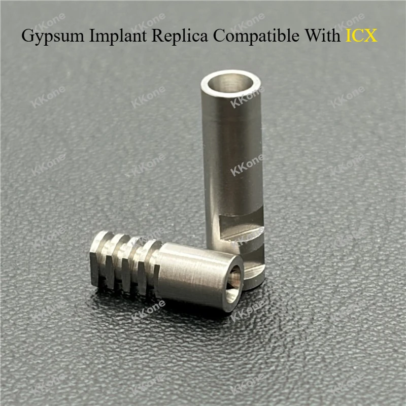 10Pcs  Gypsum Implant Replica Compatible With ICX Dental Implant System Laboratory Restoration Supplies