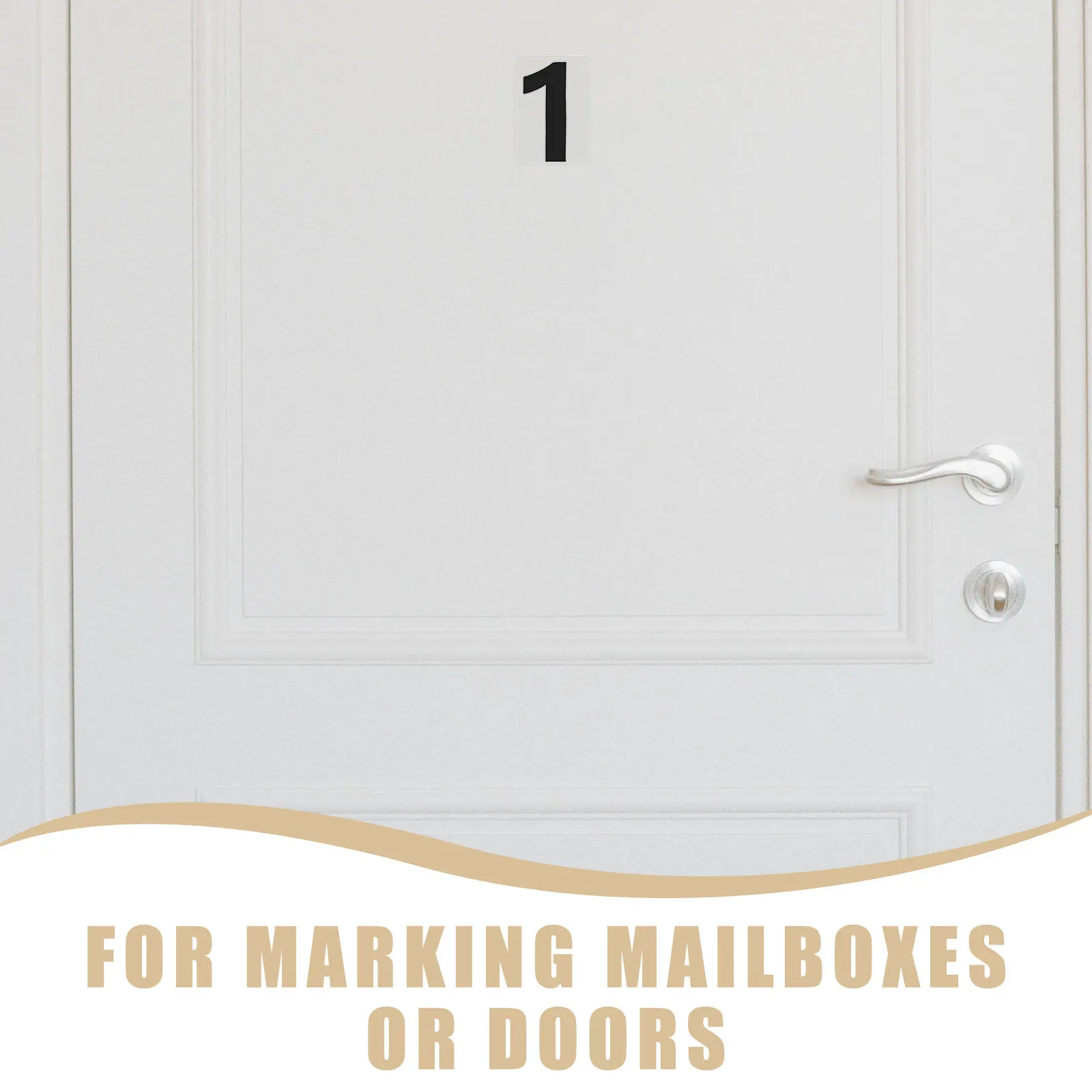 Premium Pet Number Stickers for Mailbox Post Door Numbering Easy Peel Stick Address Labels Outdoor Indoor Weather