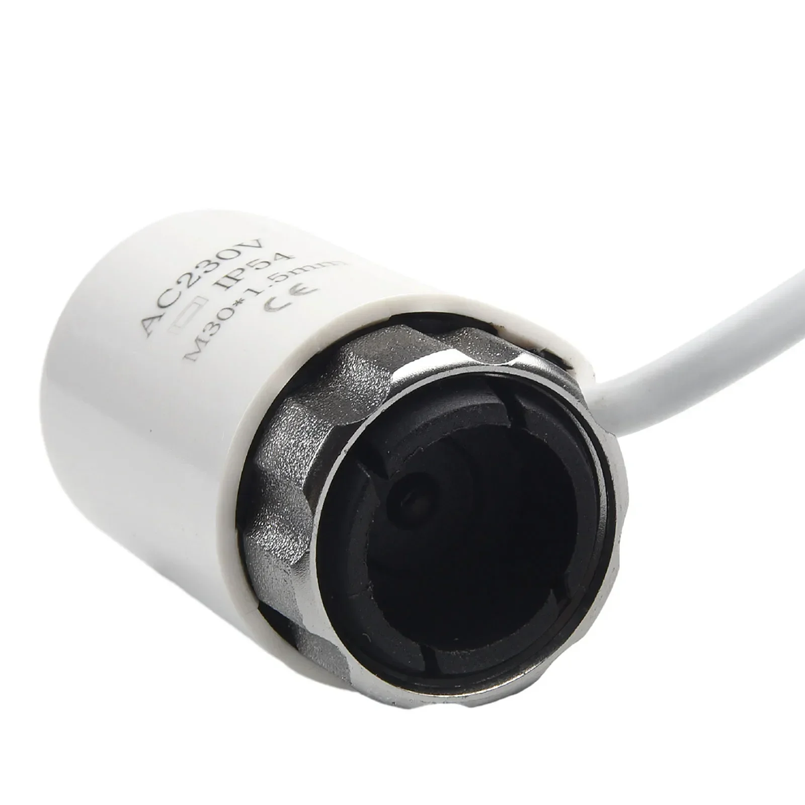 1Pcs AC 230V Electric Thermal Actuator 90mm Line M30x1.5mm For Floor Heating Radiator Valve Heating Actuator