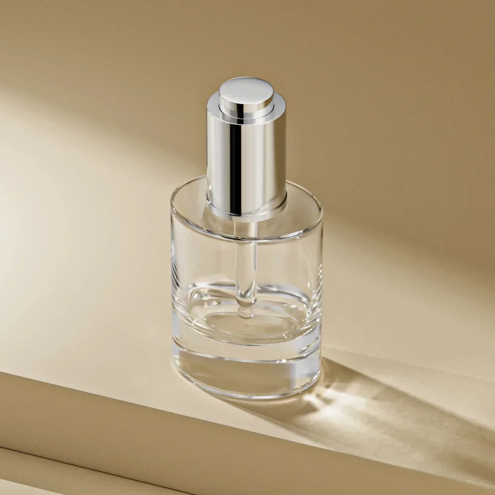 1Piece 30ml Clear Glass Bottle For Essential Oil Portable Liquid Container Empty Dropper Bottle Refillable Bottle Travel