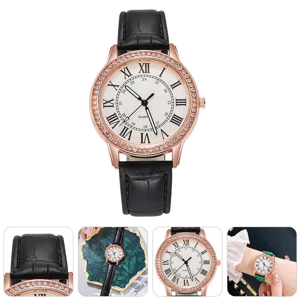 

Simulation 'S Quartz Watch Elegant Casual Wristwatch Night Luminous Display Fashion Lady Daily Wearable Timepiece