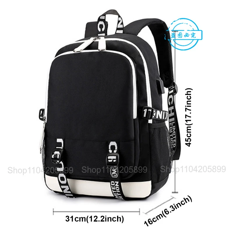 Jujutsu Kaisen Backpack Anime Satoru Cosplay Mochila Large Capacity Student Boys School Bag Cartoon Laptop Travel Rucksack Gift - view 3