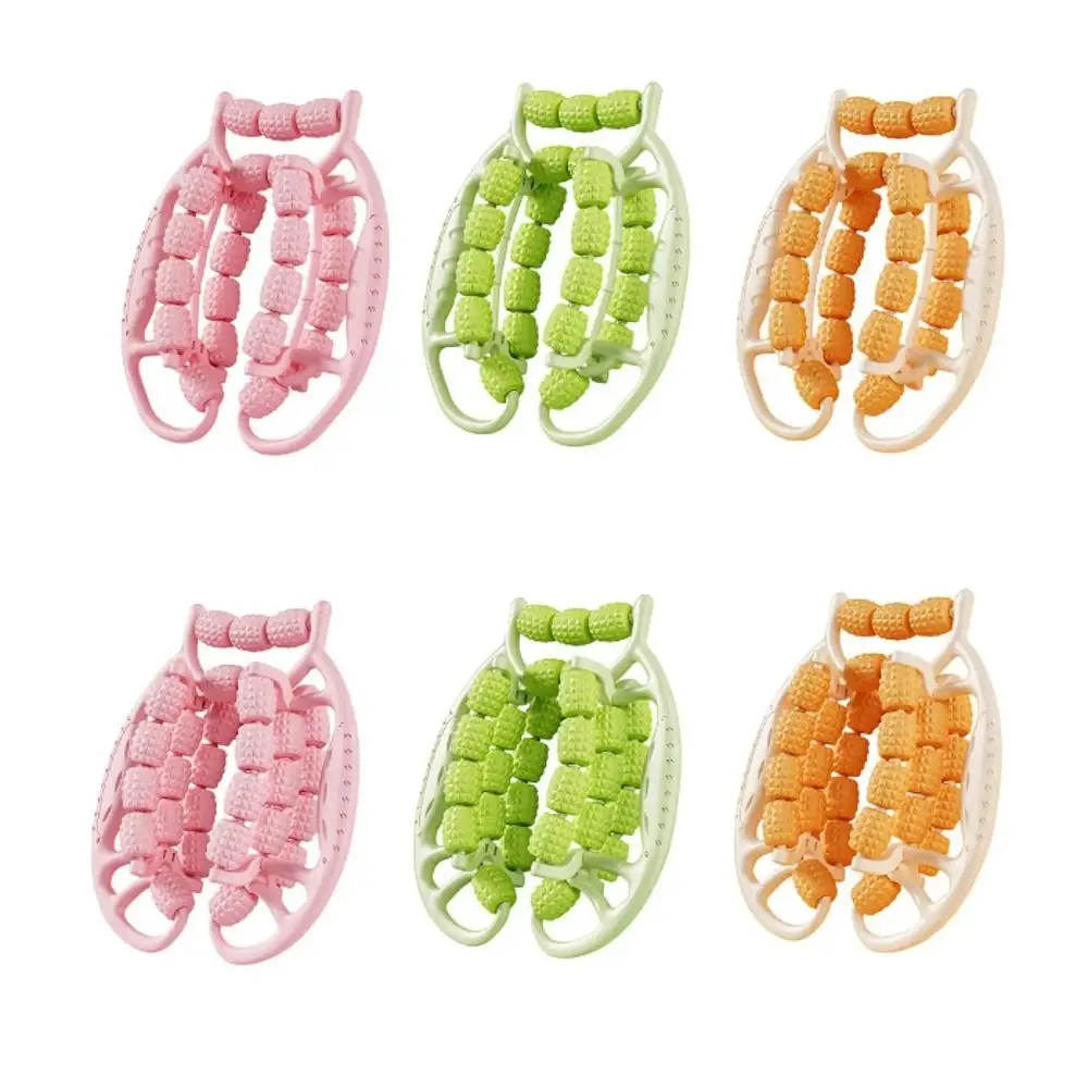 29/23 Wheels Annular Leg Clamp Massager Handheld 360-degree Rotation Cellulite Massager Deep Fabrics Smooth Tool