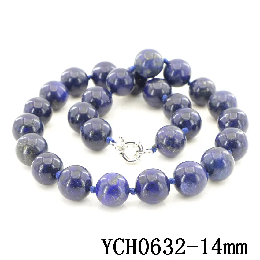 New Arrival 6-14mm Lapis Lazuli Tower Necklace Chain for Women Girls Gifts Wholesale Jewelry Making Wholesale Price 18inch