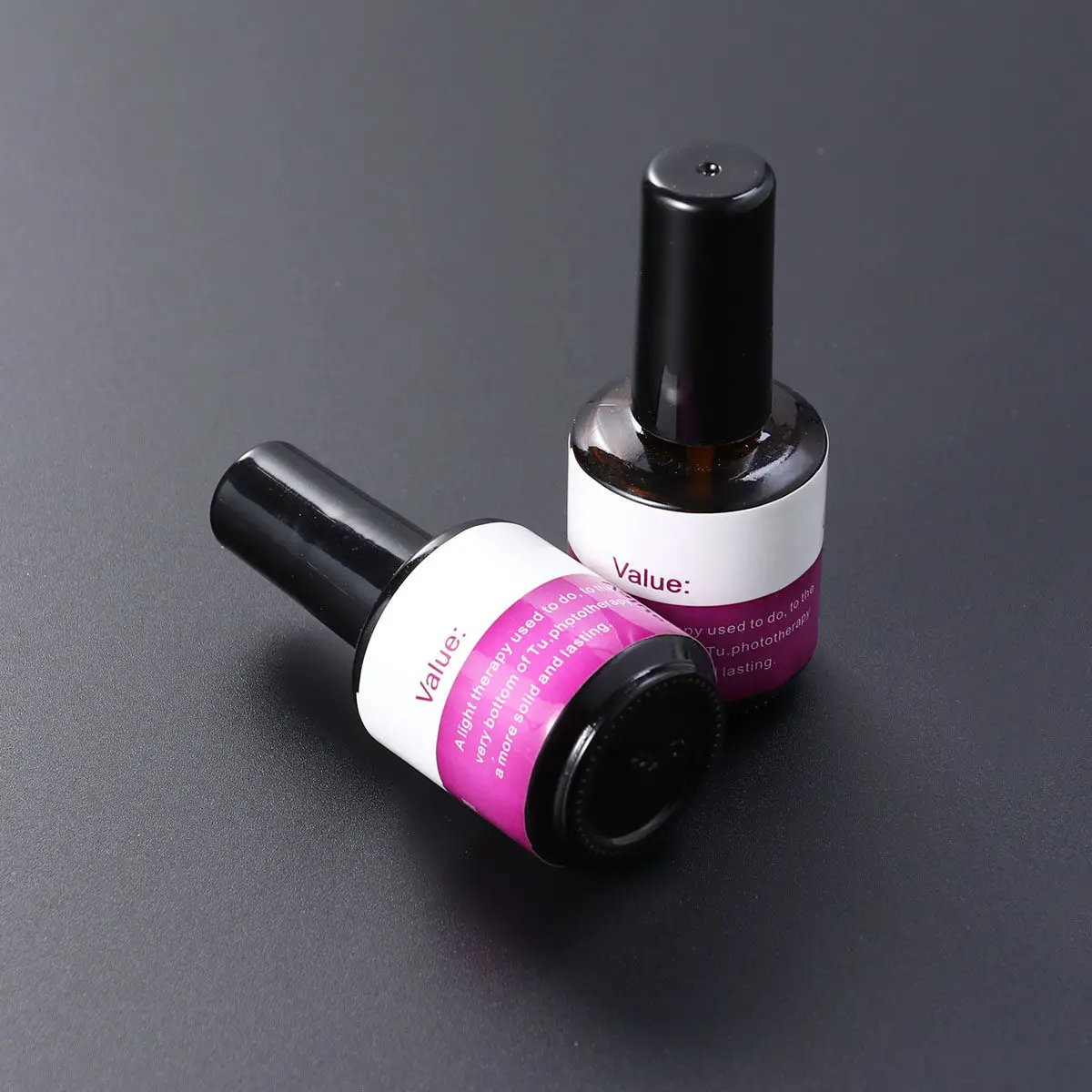 2 Pcs Nail Extension Tips Prep Kit Round Primer and Dehydrator Curved Hardener Building Gel for