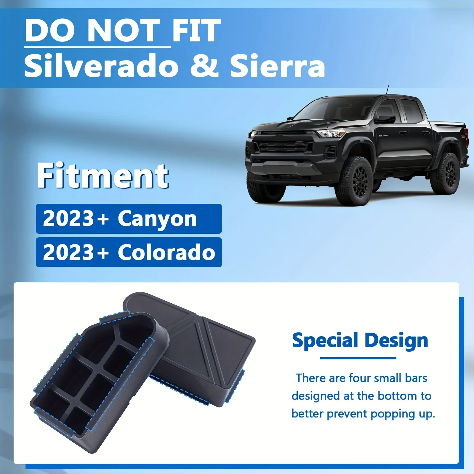 

Upgraded Silicone Case-2023 2024 for CHEVROLET Colorado/for GMC Canyon Accessories Compatible